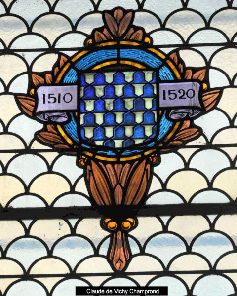 Vitraux de l'glise de Marcigny - Claude de Vichy Champrond