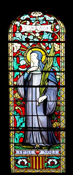 Vitraux de l'glise de Marcigny - Sainte Vraise